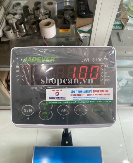 CÂN ĐIỆN TỬ BÀN 100kg Jadever JWI 3100