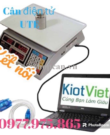 Cân điện tử UPA/Q 232 + dây unitek kết nối Kiot việt, Sapo